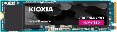 KIOXIA EXCERIA PRO, LSE10Z002TG8, 2TB, 7300/6400, Gen4, NVME PCIe M.2 2280, SSD