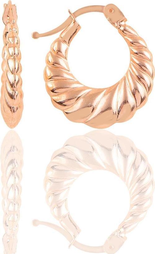 Gümüş rose gümüş şarnel küpe [barcode]