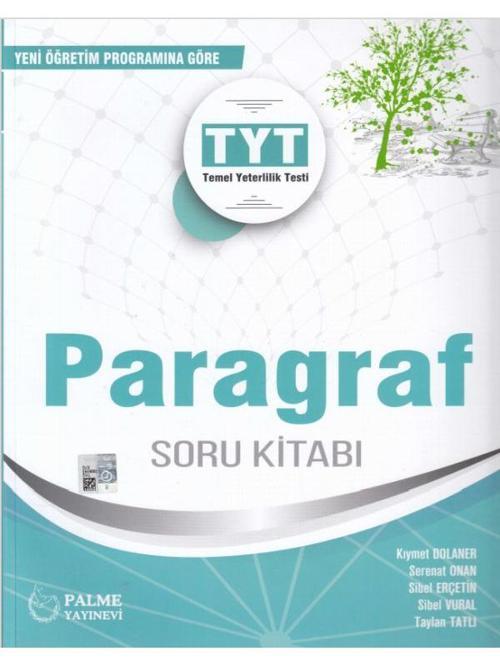 Palme Tyt Paragraf Soru Kitabı - Palme Yayınları