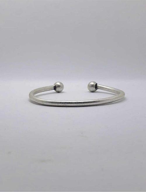 Unisex Ayarlanabilir Antik Gümüş Kaplama Kelepce Bileklik Hediyelik