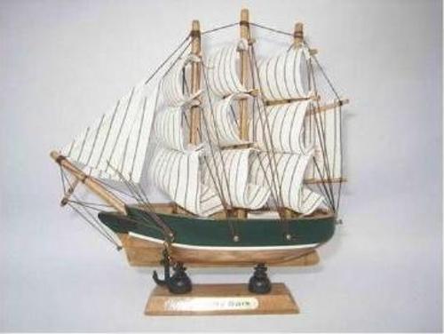 Maket Gemi 16X4X16 cm Dekoratif Hediyelik Ev Ofis Aksesuarı