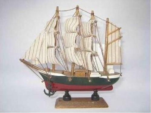 Maket Gemi 16X4X16 cm Dekoratif Hediyelik Ev Ofis Aksesuarı