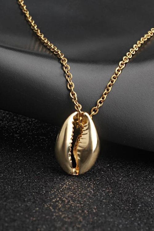 Gold Deniz Kabuğu Kolye