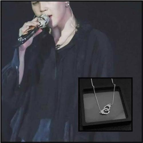 Army BTS – Jungkook Kelepçe Kolye    Aksesuar Şık Hediyelik Süs Takı