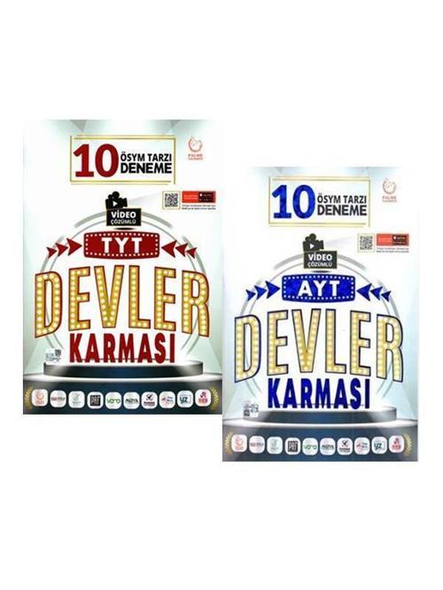 Tyt-Ayt Devler Karması Video Çözümlü 10 Deneme Seti - Palme Yayınları