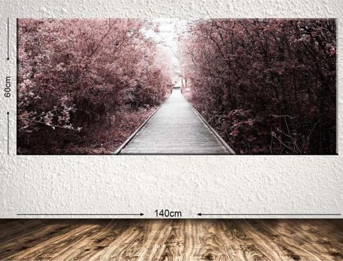 Dev Boyut Manzara Kanvas Tablo 60x140 cm