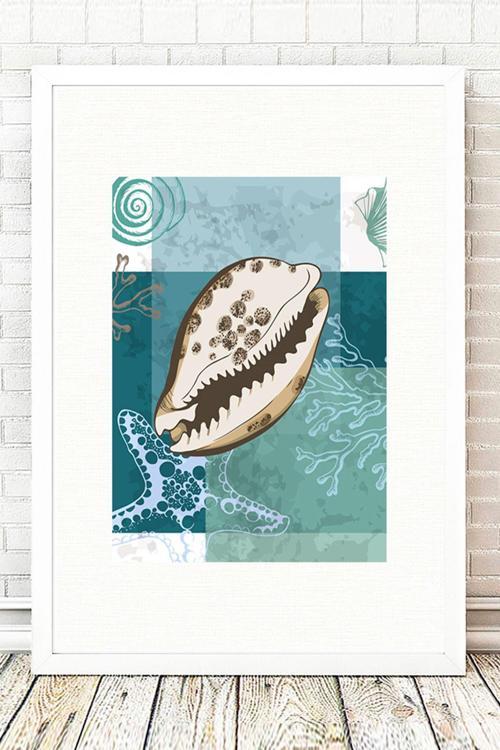 Beyaz Çerçeveli Tablo 25 cm x 30 cm