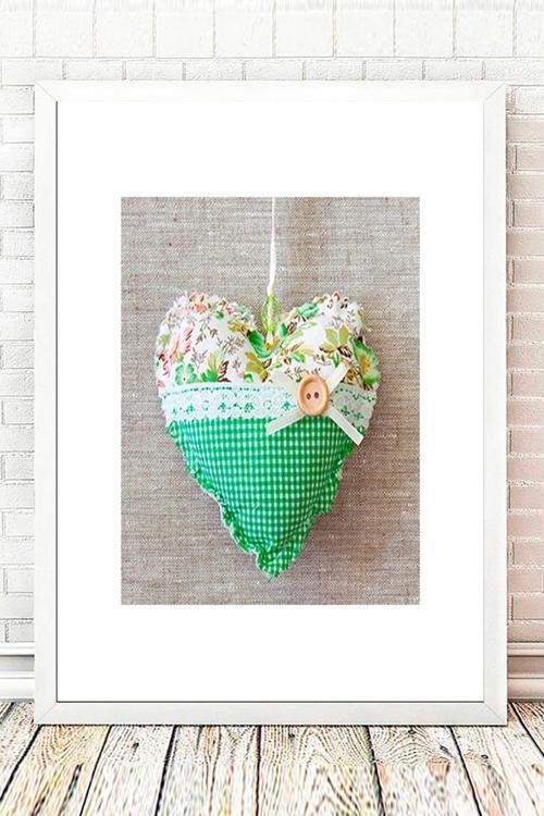 Beyaz Çerçeveli Tablo 25 cm x 30 cm