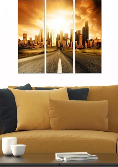 3 Parçalı Mdf Tablo