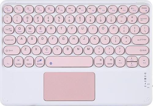 Kablosuz Touchpad Bluetooth Klavye - Ios Android Windows Uyumlu - TÜRKÇE Dil - Şarjlı - Ultra İnce - Type-C Gir