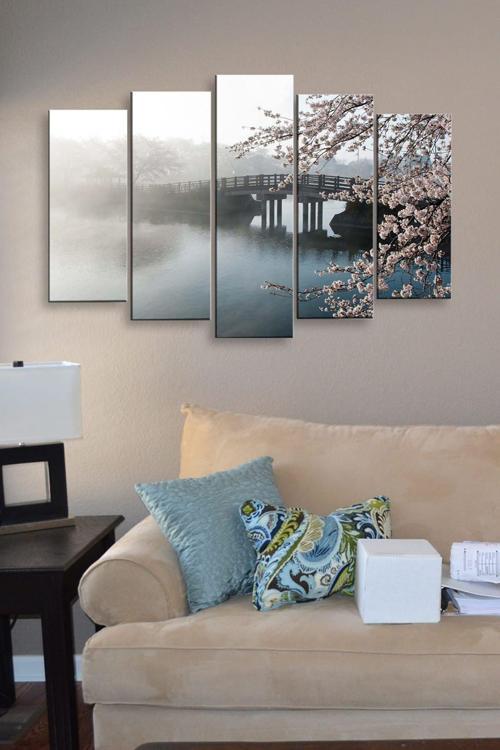 5 Parçalı 120X60 cm Mdf Tablo