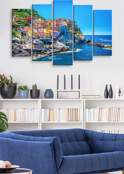 5 Parçalı 120X60 cm Mdf Tablo