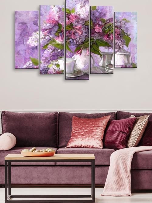 5 Parçalı 120X60 cm Mdf Tablo