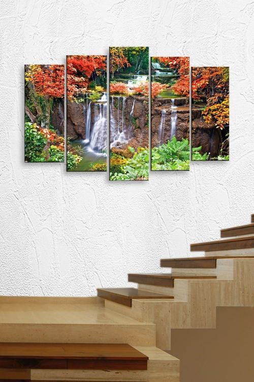 5 Parçalı 120X60 cm Mdf Tablo