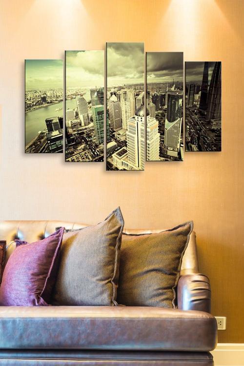 5 Parçalı 120X60 cm Mdf Tablo