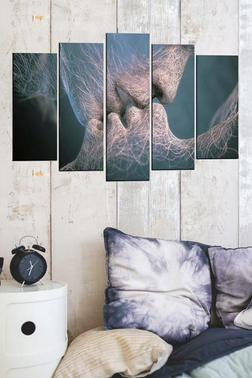 5 Parçalı 120X60 cm Mdf Tablo