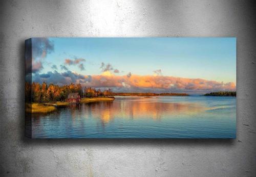 30x90 cm Manzara Kanvas Tablo