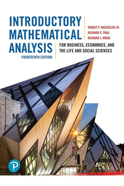 Introductory Mathematical Analysis For Business - Pearson