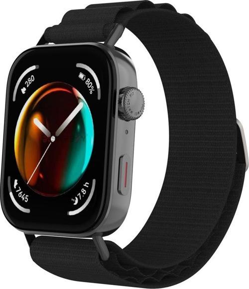 Huawei Watch Fit 3 İle Uyumlu Özel Frost Tasarım Alpine Loop Dayanıklı Akıllı Saat Kayışı