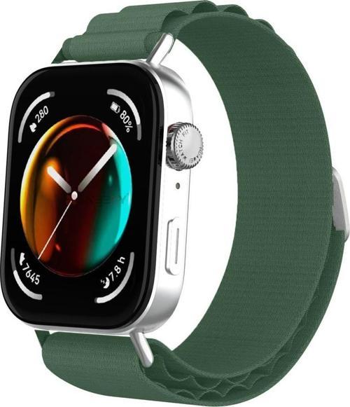 Huawei Watch Fit 3 İle Uyumlu Özel Frost Tasarım Alpine Loop Dayanıklı Akıllı Saat Kayışı