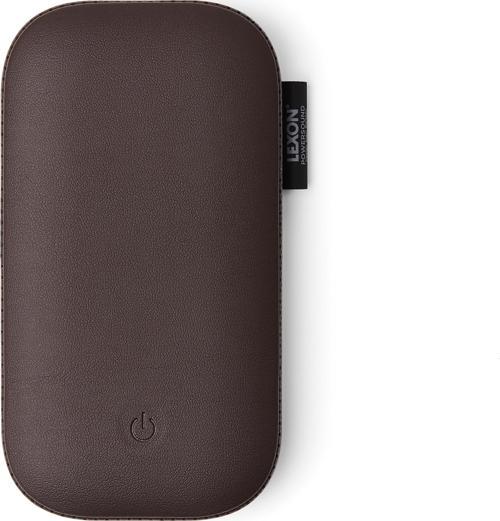 Powersound Deri Kablosuz  Şarj Cihazı ve Bluetooth Hoparlör Kahverengi