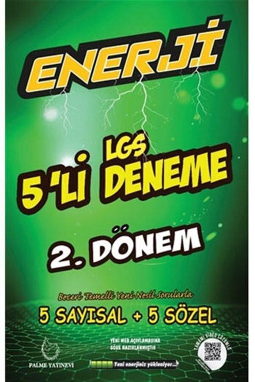 8. Sınıf 2 . Dönem Lgs 5 Enerji Deneme Sınavı - Palme Yayınları