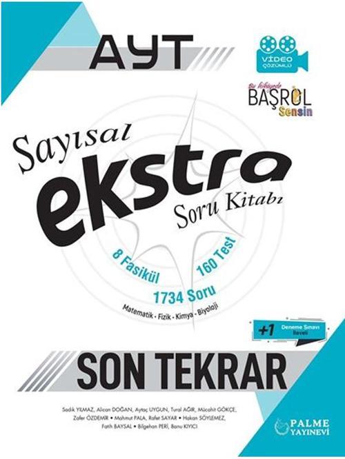 Ayt Sayısal Ekstra Soru Kitabı Son Tekrar - Palme Yayınları