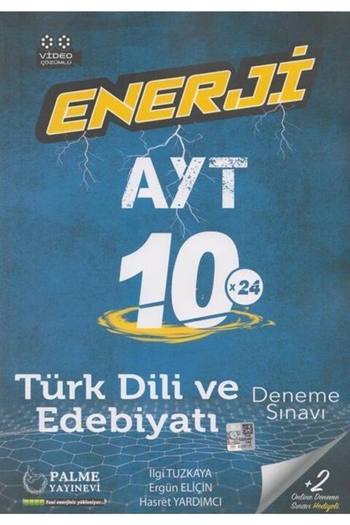 Ayt Türk Dili Ve Edebiyatı Enerji 10X24 Deneme Sınavı - Palme Yayınları