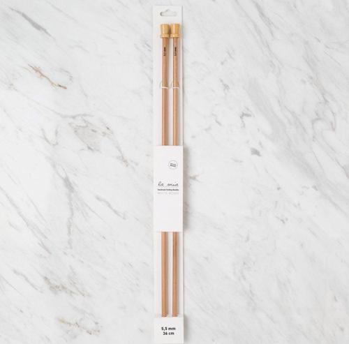 La Mia Whitewood 5.5 mm 36 cm Ahşap Örgü Şişi