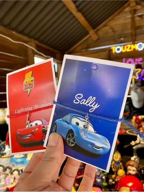Pofidi Tech  Mcqueen&Sally  Şimşek BF Çift Bileklik Aksesuar Şık Takı Hediyelik