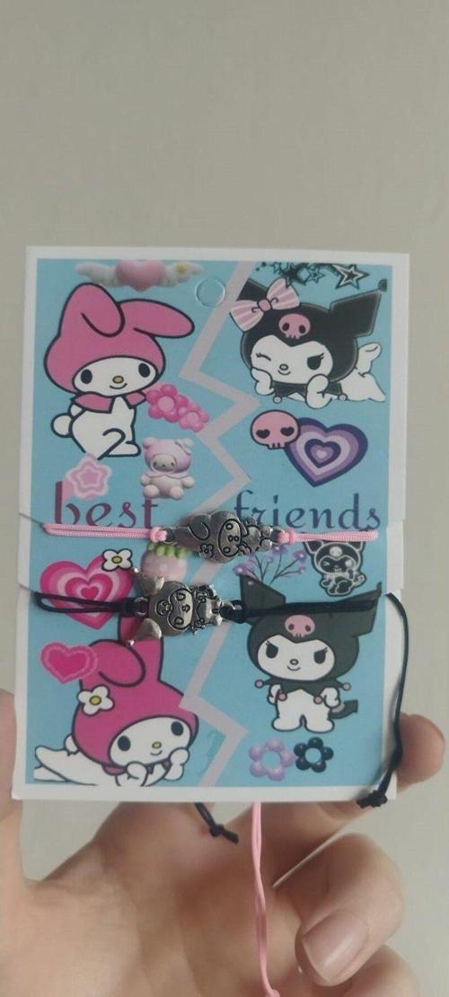 Sanrio New Fantasy Magic Melody Kuromi BF Arkadaşlık Bileklik Aksesuar Şık HEDİYELİK