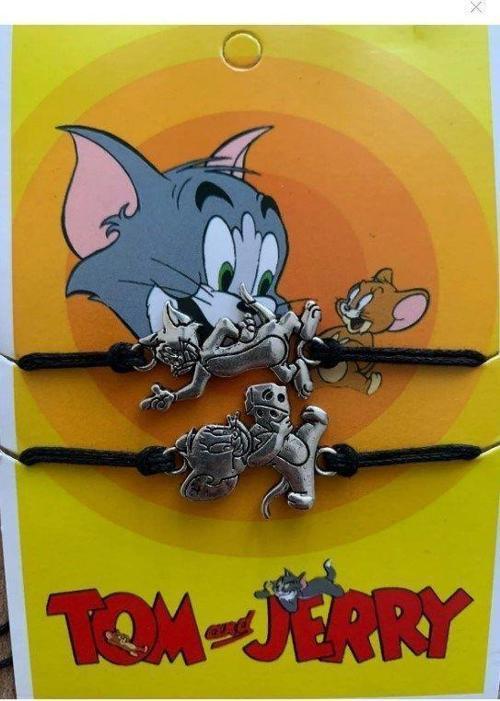 Tom Ve Jerry Best Friend Arkadaşlık BF Bileklik Seti Hediyelik Aksesuar Şık