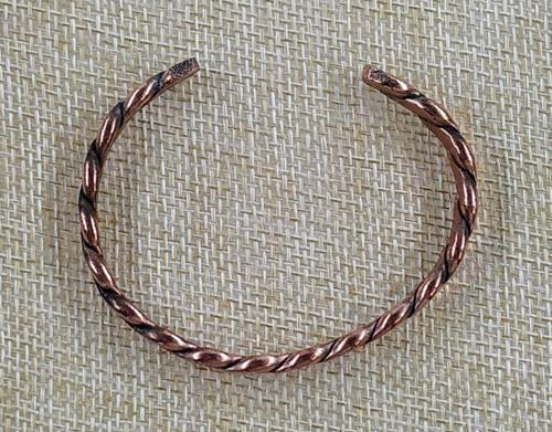 Ayarlanabilir Bakır Burgu Bileklik