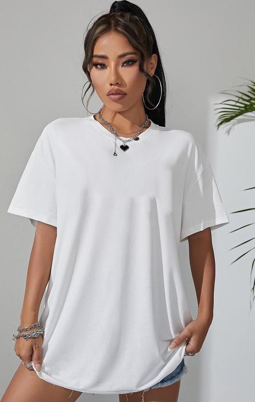 Starry Sky Baskılı Unisex Oversize Tshirt