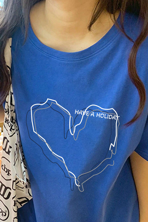 Unisex Holiday Tasarım Tshirt