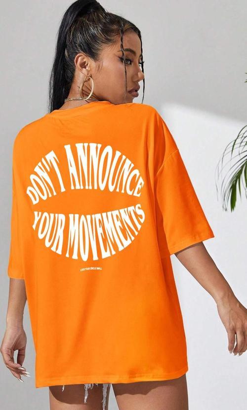 Unisex Dont Baskılı T-shirt