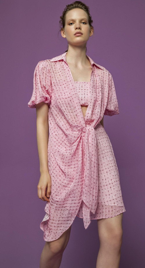 40249 Pembe Elbise
