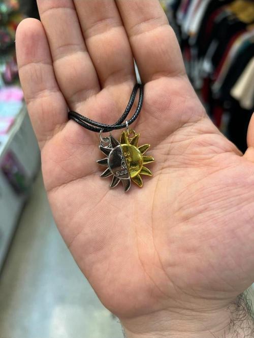 Güneş Best Friends Unisex Kolye 2 li Aksesuar Şık Takı Hediyelik