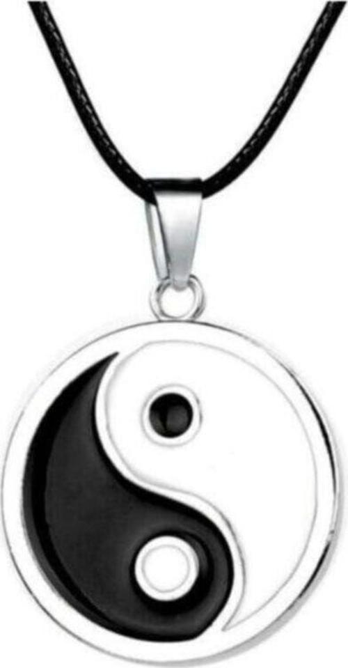 Ying Yang Çelik Yeni Kolye