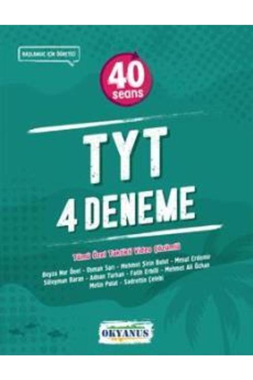 Tyt 40 Seans 4 Lü Deneme - Okyanus Yayıncılık