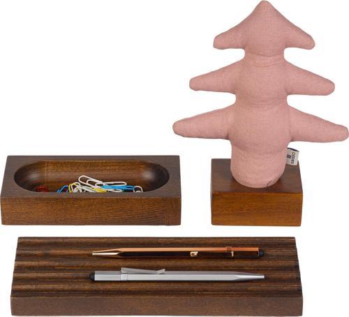 Woody Pembe Çam Üçlü Set