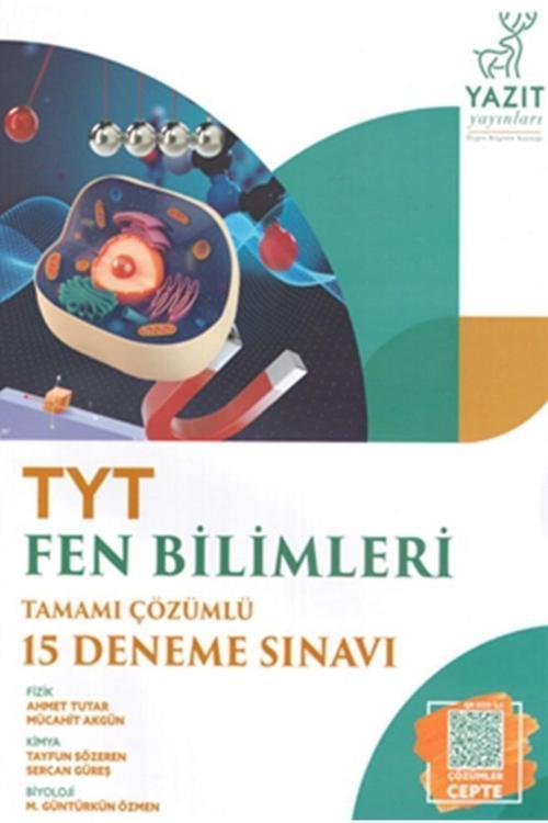 Tyt Fen Bilimleri Tamamı Çözümlü 15 Deneme Sınavı - Yazıt