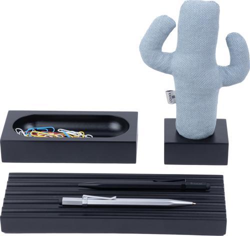 Siyah Woody Mavi Cactus Üçlü Set
