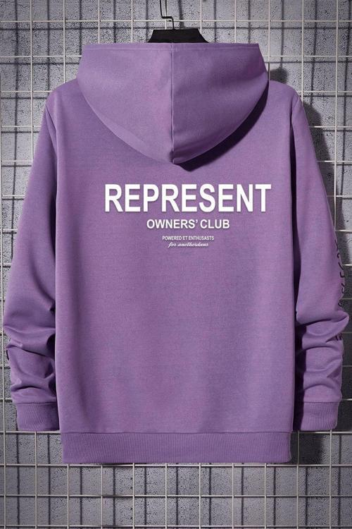 Unisex Represent Sırt Baskılı Sweatshirt