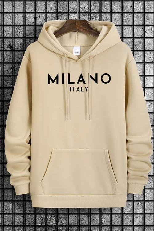Milano Baskılı Oversize Sweatshirt