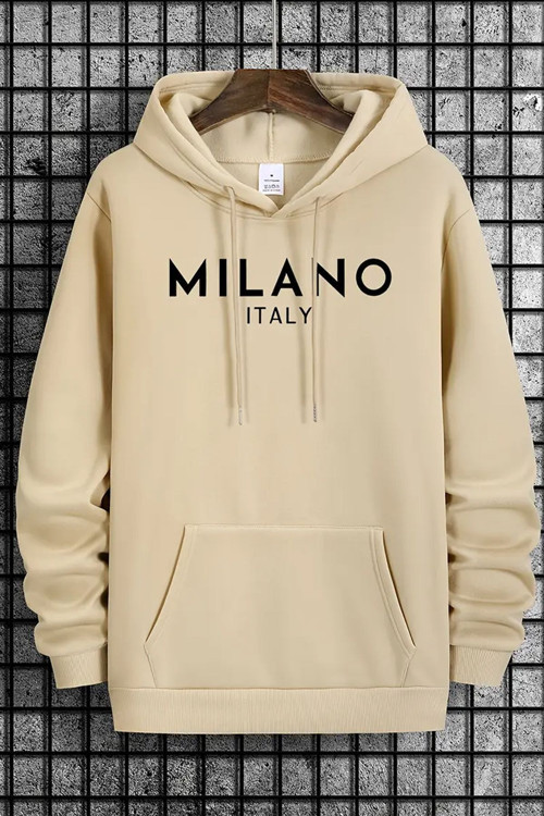 Milano Baskılı Oversize Sweatshirt