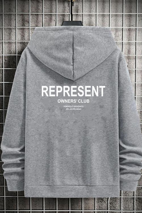 Unisex Represent Sırt Baskılı Sweatshirt
