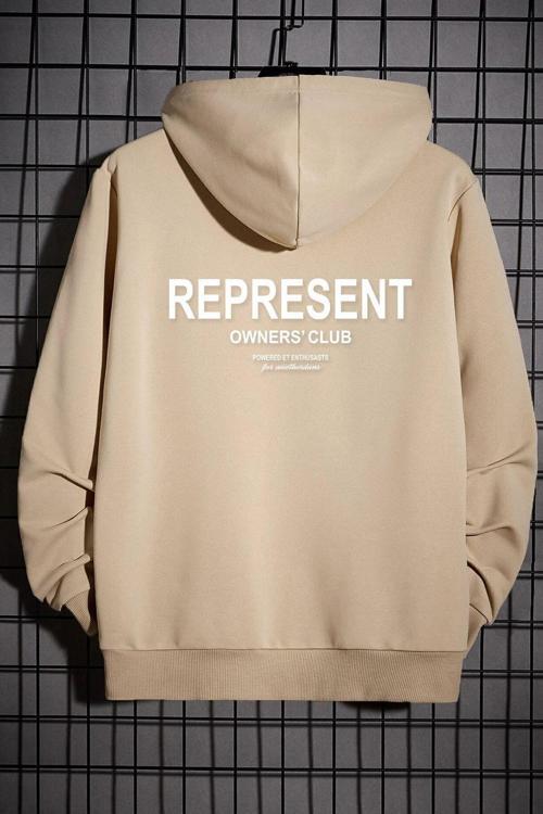 Unisex Represent Sırt Baskılı Sweatshirt