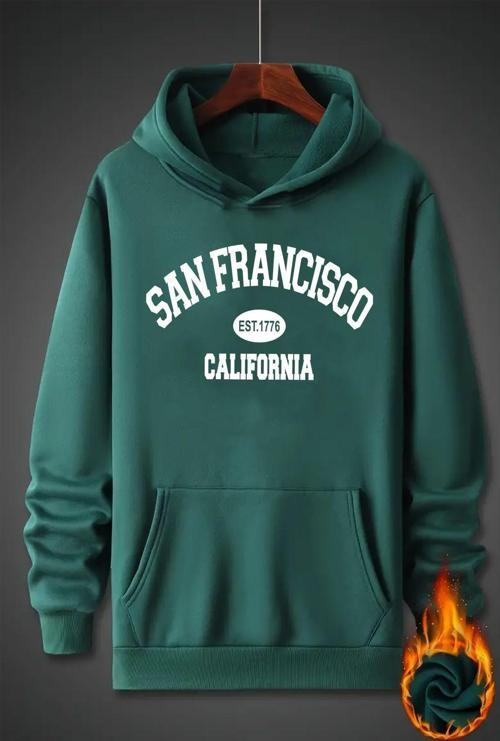 San Francisco Baskılı Oversize Sweatshirt