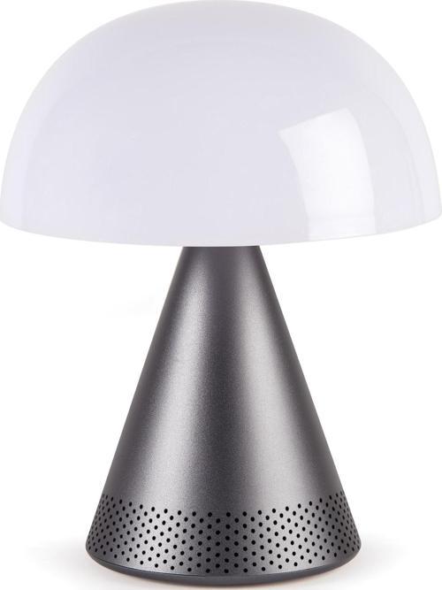 Mina L Led Lamba ve  Bluetooth Hoparlör Metalik Gri
